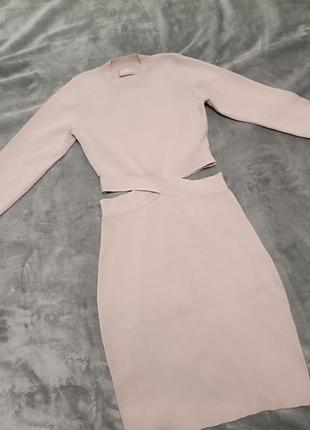 Сукня пудровий колір2 фото
