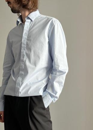 Diesel dress shirt блакитна стильна сорочка рубашка унікальна оригінал цікава гарна вишукана рідкісна old money