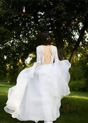 Свадебное платье белое, xxs-xs2 фото