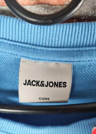 Кофта пуловер світшот jack&jones з великим лого3 фото