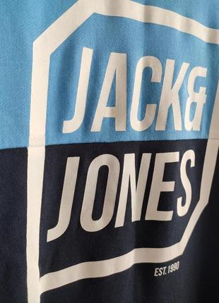 Кофта пуловер світшот jack&jones з великим лого2 фото