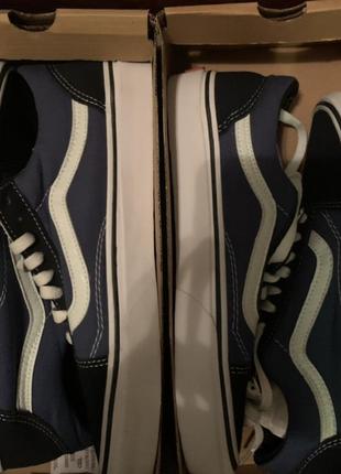 Кеды vans old skool navy цвет синий олд скул замша и текстиль размеры 35-42 knu кну кну