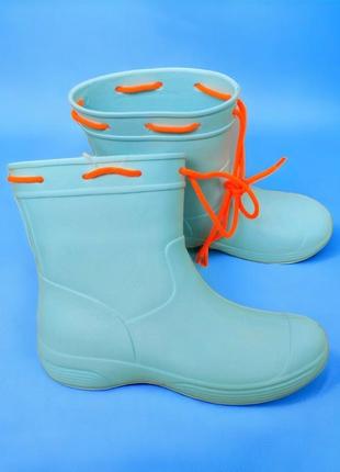 Легкі, яскраві чобітки з антибактеріальними устілками з мякого листового ева7 фото