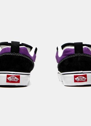 Кеди vans knu purple black white5 фото