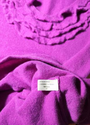 Peter hahn kaschmir неймовірний светр кольору фуксії зі 100% кашеміру6 фото