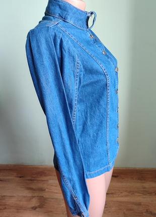 Сорочка рубашка джинсова2 фото