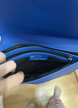 Синя маленька сумка крос-боді4 фото