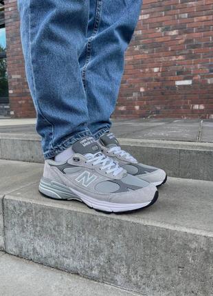 Кроссовки мужские  new balance nb 993 made in usa ‘grey white’