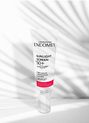Сонцезахисний крем з фактором 50+ eneomey sunlight screen 50 very high sun protection 50 мл: