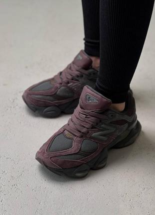 Кросівки жіночі, new balance 9060 black violet