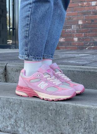 Кроссовки женские new balance 993 pink joe freshgoods performance art powder pink1 фото