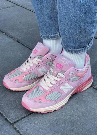 Кроссовки женские new balance 993 pink joe freshgoods performance art powder pink4 фото