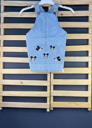 Джинсові дитячі сарафани