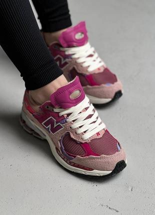 Кросівки жіночі, new balance 2002r pink violet