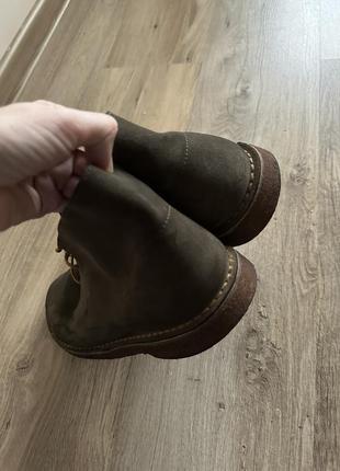 Замшеві черевики clarks3 фото