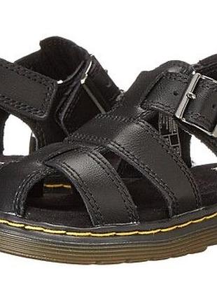 Дитячі шкіряні сандалі dr.martens 6