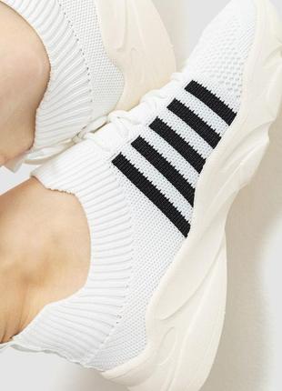 Кросівки жіночі текстильні, колір білий, 214r2618 фото