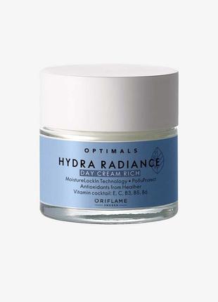 Зволожуючий денний крем для сухої шкіри optimals hydra radiance