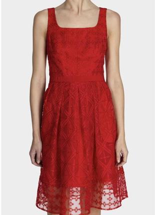 Жіноча сукня міді червона karen millen
