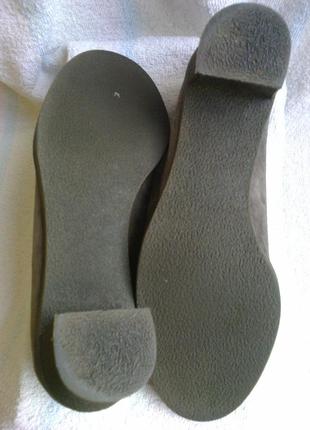 100% шкіра (нубук) туфлі john grey італія6 фото