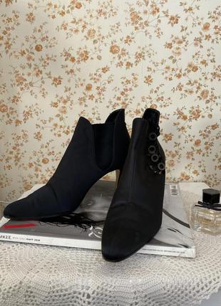 Оригінальні черевики сапожки lanvin оригінал франція париж сапоги весняні туфлі туфли ботильйони ботинки 38 чоботи демізесонні демі7 фото