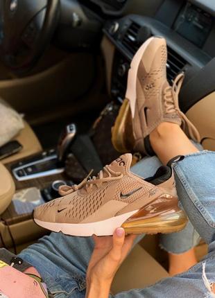 Кросівки nike  air max 270 brown кроссовки