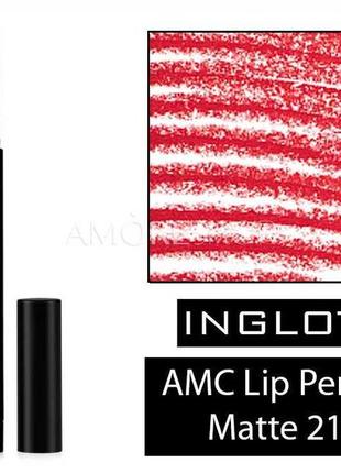 Матова помада в олівчику inglot lip pencil crayon 213 фото