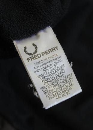 Fred perry демисезонная мужская куртка весенняя на флисе парка коричневая polo ralph lauren hugo boss lacoste zara l 50 diesel10 фото