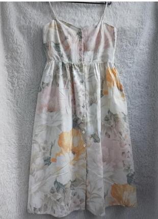 Плаття в стилі прованс в квітковий принт6 фото