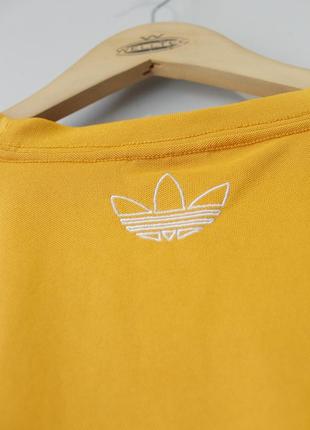 Adidas футболка мужская желтая с лампасами вышитым логотипом nike puma пума найк адидас center logo 48 50 reebok6 фото