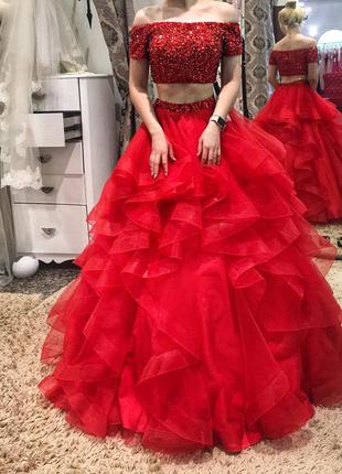 Вечернее выпускное платье оригинал sherri hill