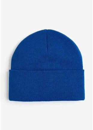 Шапка синя h&m 8-12, 12-14 років