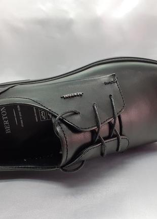 Хит продаж!классические комфортные кожаные туфли bertoni 40-45р.8 фото