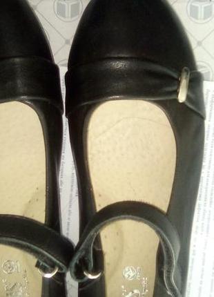 Шкіряні туфельки irbis для дівчинки1 фото