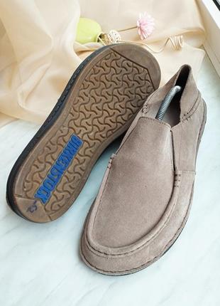 Birkenstock duma шкіряні замшеві туфлі лофери мокасіни мюлі1 фото