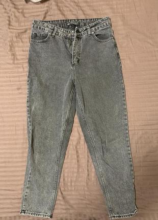 Джинси мом, сірі джинси