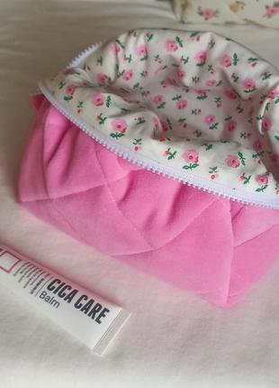 Велюровые косметички ручной работы. handmade