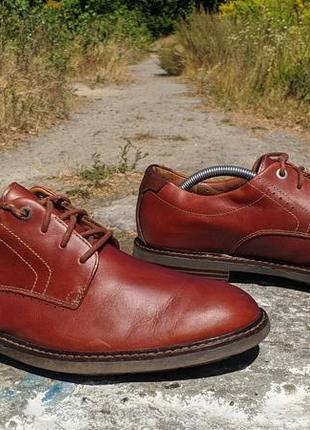 Шикарні чоловічі туфлі clarks est.1825 unstructured