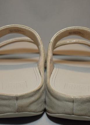 Шлепанцы fitflop lulu slide сандалии босоножки женские кожаные. оригинал. 42 р.4 фото