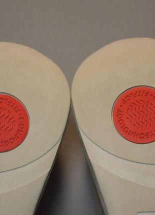 Шлепанцы fitflop lulu slide сандалии босоножки женские кожаные. оригинал. 42 р.8 фото
