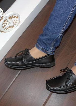 Мокасини жіночі чорні т162