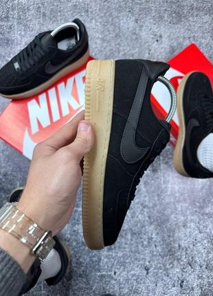 Кросівки nike air force 1 black6 фото