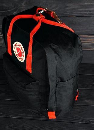 Рюкзак fjallraven kanken, чорний канкен2 фото