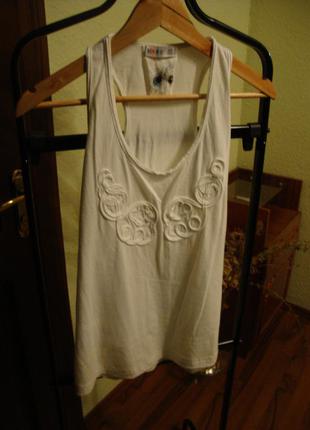 Подовжена майка, футболка, туніка denim co