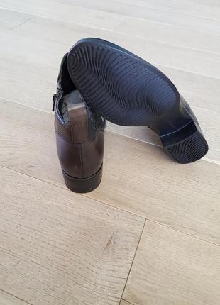 Изысканные фирменные кожаные ботинки salamander5 фото