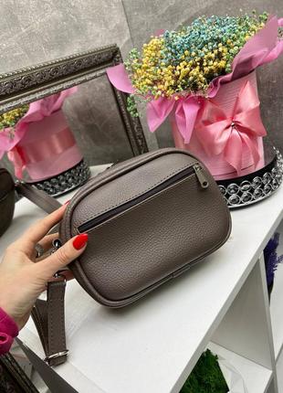 Жіноча сумка крос-боді, клатч🤎🤎🖤🖤