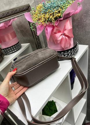 Жіноча сумка крос-боді, клатч🤎🤎🖤🖤