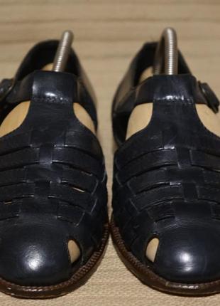 Добротные черные открытые  туфли ciao millano shoes italy 42 1/2 р.2 фото