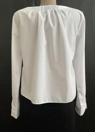 Белая блузка белая рубашка primark3 фото