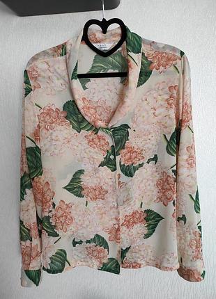 Блуза с гортензиями бренд next